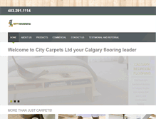 Tablet Screenshot of citycarpetsltd.com